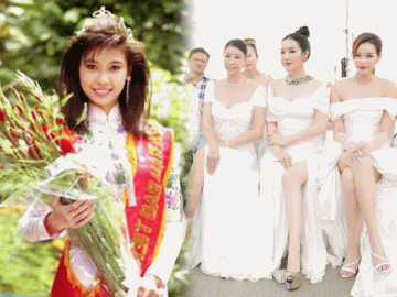 Hoa hậu Việt Nam tuổi 46 tự tin khoe dung nhan bên đàn em đôi mươi, nhan sắc đúng là gừng càng già càng cay